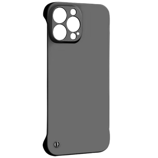 适用苹果iPhone16无边框PC透明手机壳14保护套15promax新款超薄mate高级小米15pro情侣照片华为pura70可定制