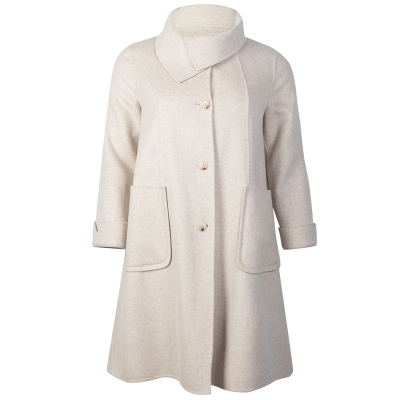 美丽客栈全羊毛大衣双面呢大衣