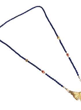 妖石传说天然青金石双耳挂链串珠