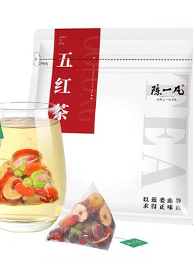 陈一凡五红茶气血茶女生喝的玫瑰