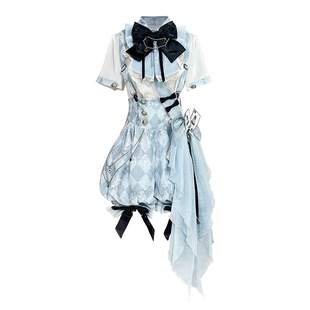 原创正太王子Lolita衬衣背带裙男女通用洛丽塔基佬装骑士风少年感