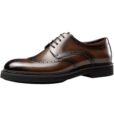 C·G·N·P高档商务布洛克男鞋