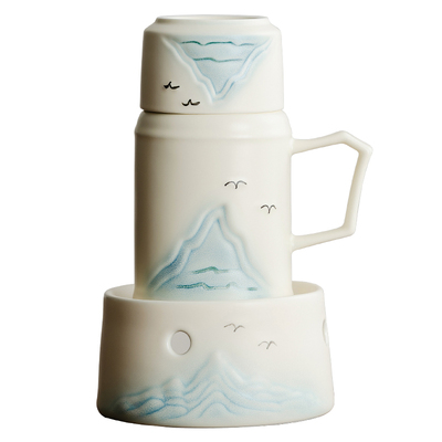 陶瓷小暖壶办公室陶瓷内胆焖茶壶