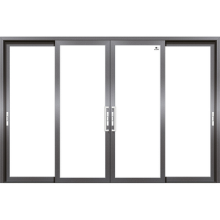 伊盾门窗极景重型窄边推拉门阳台客厅现代简约钢化玻璃移门定制