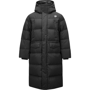 Skechers/斯凯奇正品冬季新款男女长款防泼水保暖梭织羽绒服