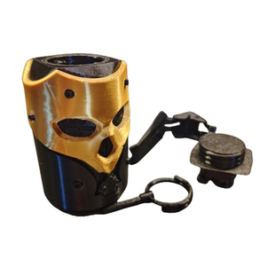 极客版三角洲行动周边蚀金玫瑰红狼烟雾弹模型手办挂件玩具摆件潮