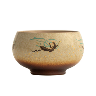 叁旬敦煌文创主人功夫小茶杯单杯陶瓷高端个人专用喝茶品茗杯子