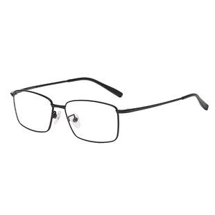 超轻纯钛防蓝光老花镜男款时尚方框中老年老人眼镜男高清老化眼镜