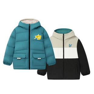 【商场同款】361°童装男童两面穿羽绒服2025冬新款中大童外套