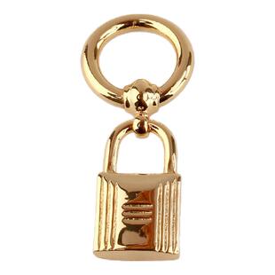 时尚配饰高级感百搭迷你挂锁twilly丝巾扣两用披肩打结方巾扣奢华