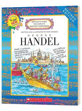 英文原版 George Handel Revised Edition 乔治·弗里德里希·亨德尔-伟大的作曲家 英文版 进口英语原版书籍儿童图书