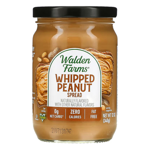 美国Walden Farms低脂低卡健身花生酱鸡胸调味轻食340g生酮