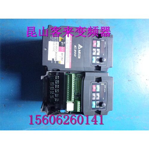 议价拆机无变频器VFD007CB43A200.75KW380V测试包好