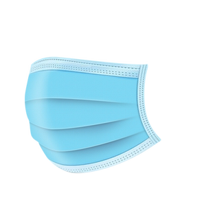 一次性含熔喷布三层防护口罩100只