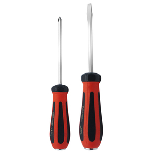 【捷科工具】六角刀杆软柄贯通螺丝批/可敲击螺丝刀/一字平口GTH