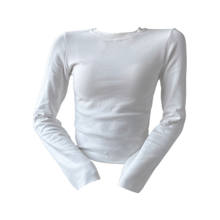 冬季纯色正肩打底衫女2025冬装新款巨好看休闲上衣修身显瘦打底衫