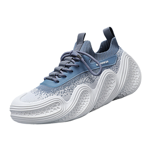 回力男鞋春季织物透气拼色机能风厚底运动袜子鞋防臭跑步老爹潮鞋