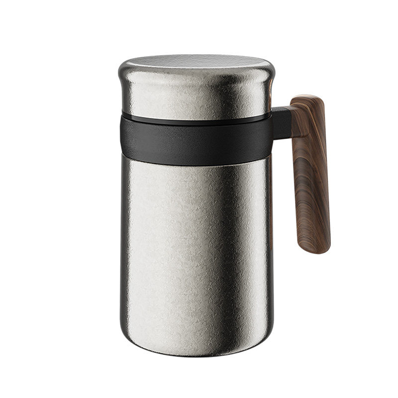 纯钛马克杯水杯子咖啡杯办公杯