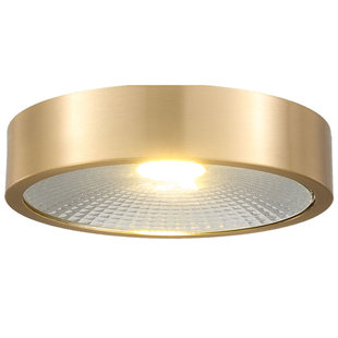 全铜明装筒灯北欧客厅家用阳台过道吸顶灯无主灯免开孔led射灯