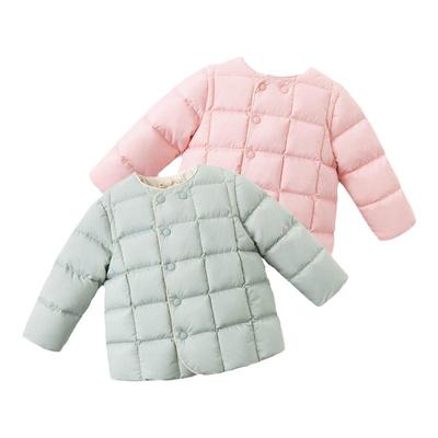 戴维贝拉男童女童轻薄保暖羽绒服