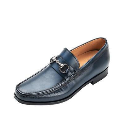 Spernanzoni男士乐福鞋头层牛皮