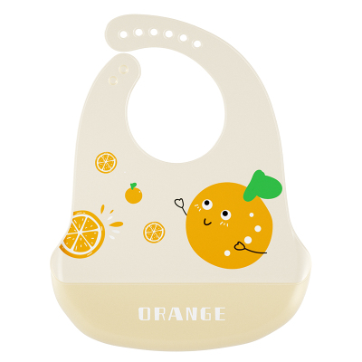 albo宝宝吃饭围兜硅胶防水