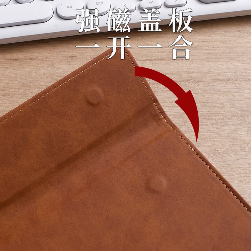 现货皮质商务办公写字垫板开会会议吸酒店夹板4S写字板磁记录文件