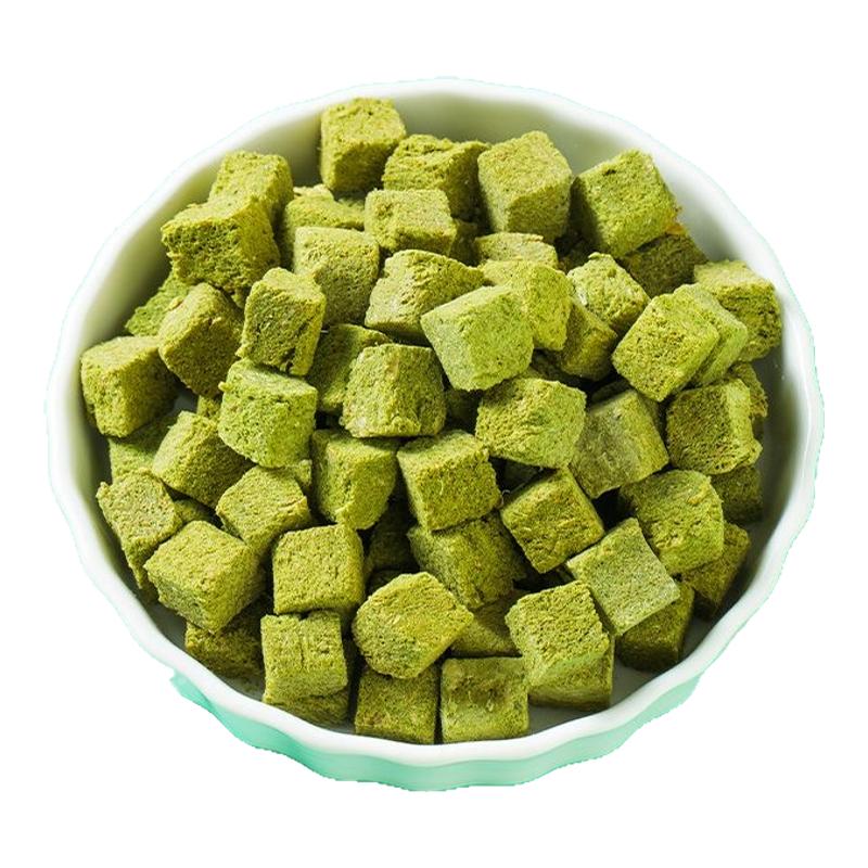 冻干猫草粒草片猫咪磨牙棒化毛球排毛宠物猫粮营养零食助消化饼干