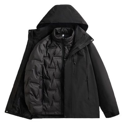 回力三防科技三合一冲锋羽绒外套