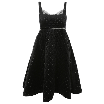 夹棉吊带娃娃裙蝴蝶结连衣裙