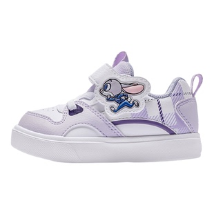 疯狂动物城IP联名安踏学步鞋女宝宝冬鞋新年款婴幼儿鞋童鞋板鞋