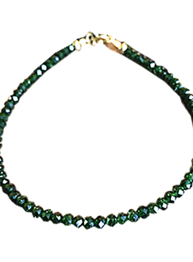 满漫包邮现货转运碧绿天然手脚链