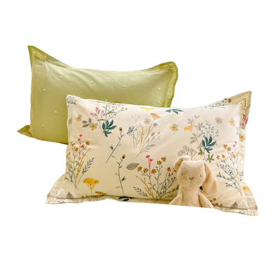 纯棉枕头套一对装全棉枕套单个