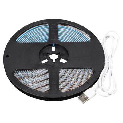 led低压灯带5V自粘背胶USB接口超亮电池款背景墙电视装饰氛围灯条