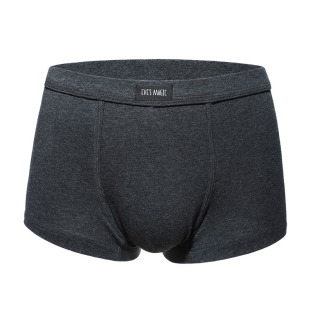 3条装夏娃之秀男士内裤纯棉平角裤四角潮男生个性透气舒适短裤头