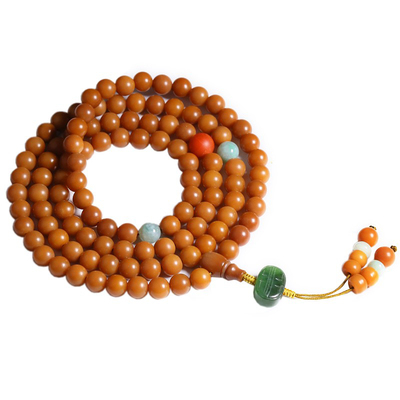 天然风化菩提根手串文艺原籽项链