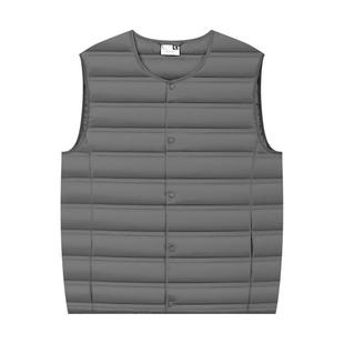 中国乔丹运动梭织羽绒内搭男2025冬季新款保暖抗静电男士马甲内胆