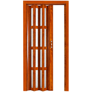 铝合金折叠门 铝合金隔断推拉门卫生间隐形门 专业定制商场工程门