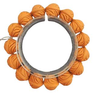 秦岭纯野生迷你龙纹特小桃核手串金豆男女孩高端文玩桃核原色手串