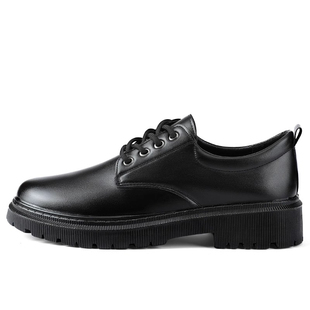 回力男鞋厨师鞋男士厨房防滑鞋男工作鞋秋冬休闲黑色防水皮鞋男款