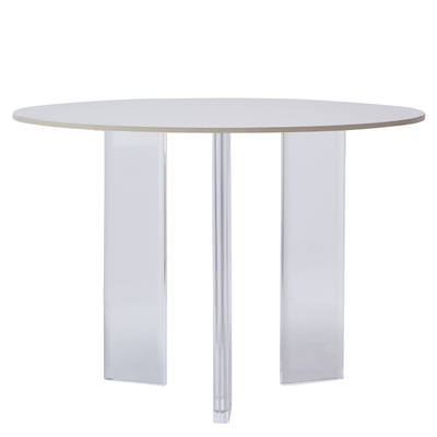 吉诺威亚克力桌脚圆形岩板面