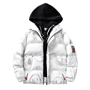 羽绒服男冬季韩版潮流痞帅气2026新款青少年学生棉服潮牌加厚外套