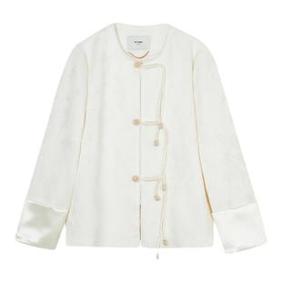 【今春BI入】流行国风新中式外套女 高品质盘口肌理花纹面料