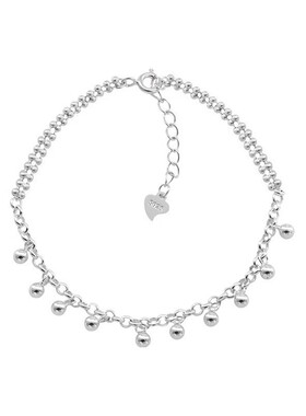 S925纯银圆珠手链女简约百搭