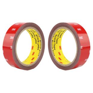 3m4229p强力双面胶带高粘度耐高温无痕海绵防水厚0.8毫米汽车专用固定亮条雨眉档尾翼标志贴装饰五金广告标牌