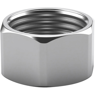 304不锈钢六角内丝堵帽4分6分1寸内螺纹管帽内牙堵头闷头塞头封头