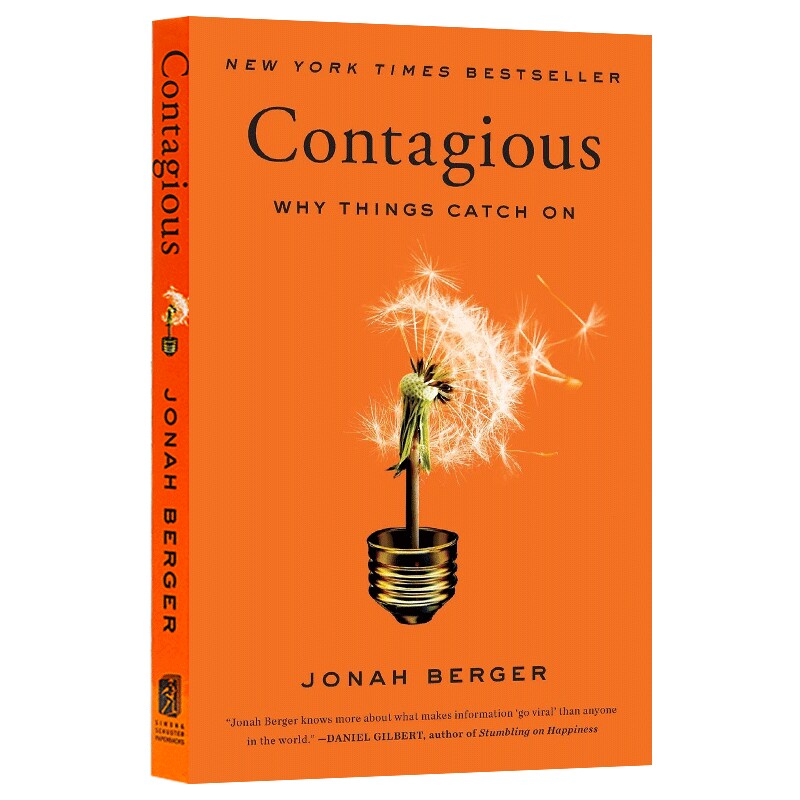 疯传 让你的产品思想行为像病毒一样入侵 英文原版 Contagious Why Things Catch On 产品营销 英文版进口英语书籍 Jonah Berger