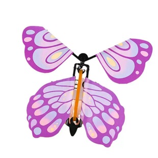 网红会飞的蝴蝶新款儿童户外玩具喷花礼盒亲子互动竹蜻蜓生日礼物