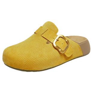 TATA他她栗子勃肯鞋新款加绒棉鞋厚底全包内增高毛毛女鞋休闲鞋子