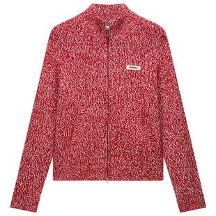 【季末折扣】OCHIRLY欧时力羊毛雪花纱针织外套毛衣开衫2025秋冬